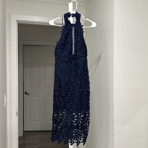 NAVY blue MIDI dress